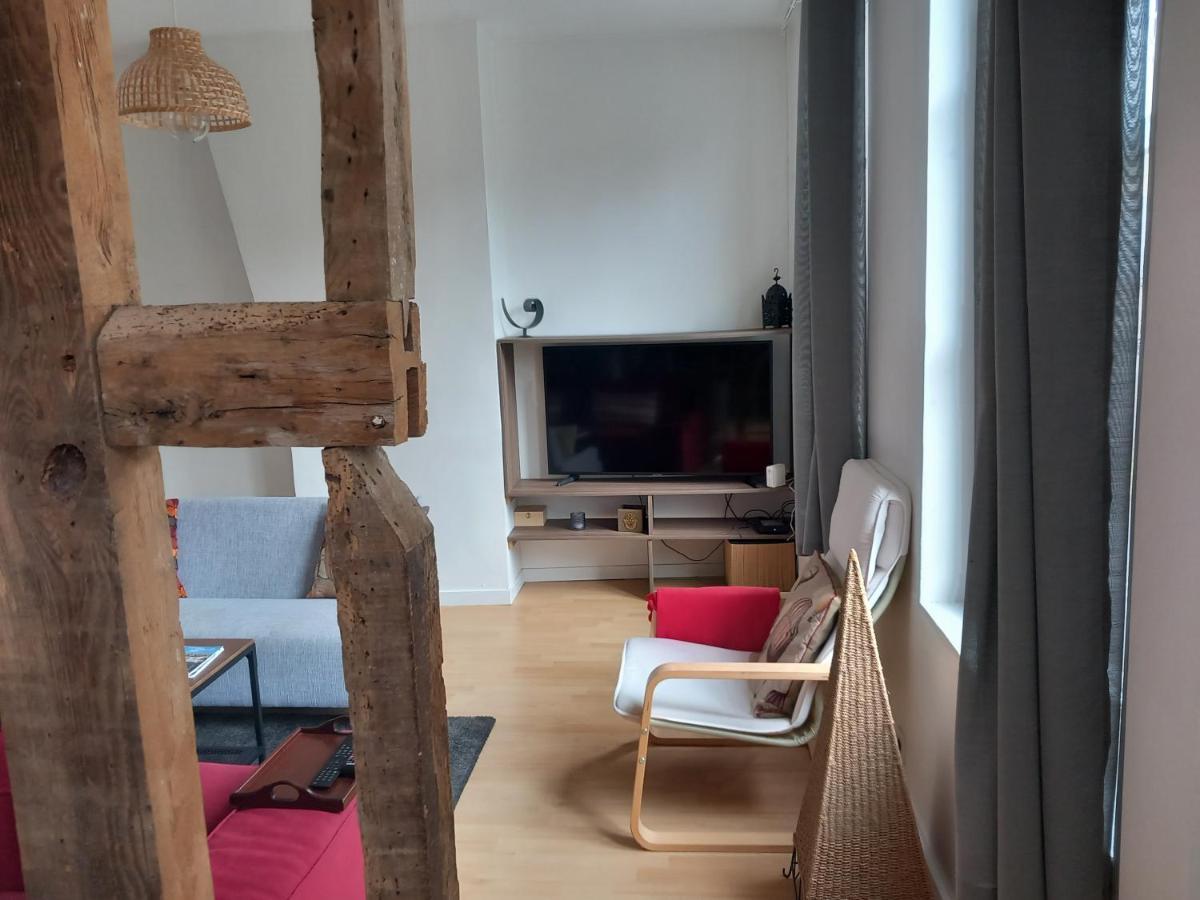 Le Leon Lägenhet Honfleur Exteriör bild